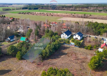 Działka budowlana 801 m², Błędowo, ul. Brzozowa
