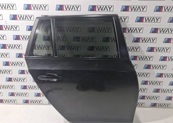  BMW E61 DRZWI TYŁ TYLNIE PRAWE 475 BLACK SAPPHIRE