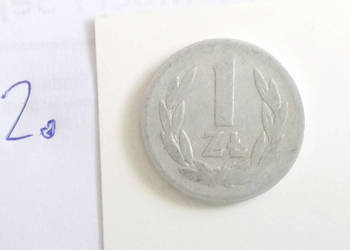 stara złotówka 1949 rok, 1 złoty z 1949 roku, obiegowa moneta z 1949 prl