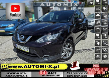 Nissan Qashqai 4X4! Śliczny,Skóra,Panorama Tekna!FULL! GWARANCJA/Zamiana A…