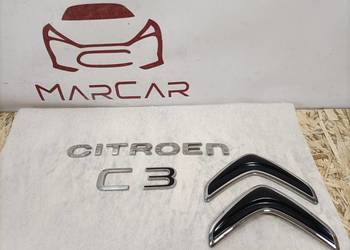 CITROEN C3 III NAPIS ZNACZEK LOGO EMBLEMAT KLAPY BAGAŻNIKA 9678147680