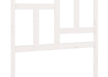 Wezgłowie łóżka białe 955x4x100 cm lite drewno sosnowe WM-818951