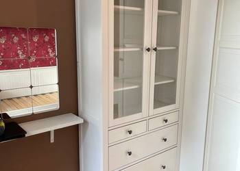 Witryna IKEA Hemnes biała 2-drzwiowa