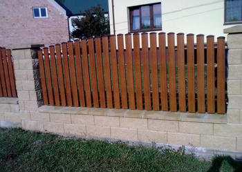 Sztachety metalowe  2 częściowe