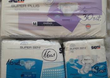 SENI pieluchomajtki M średnie na rzepy 1zł/szt.dla dorosłych