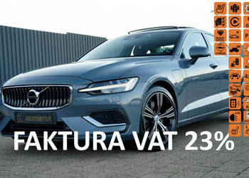 Volvo S60 RECHARGE panorama 4x4 ful led SKÓRA kamera head up HARMAN&KARDON…
