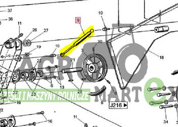 31333837, 553739, 53739-3M SIŁOWNIK GAZOWY CNH