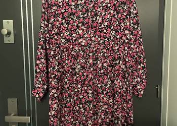 Vrs fashion sukienka modny wzór kwiaty floral hit viscoza roz.40