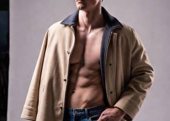 Świetny plaszcz palto kurtka bawelna/welna Milo Coats raglanowe rekawy