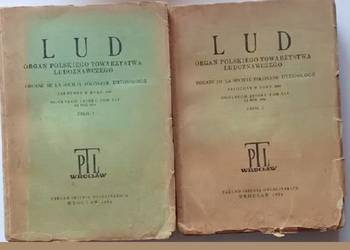 LUD - Organ Polskiego Towarzystwa Ludoznawczego / 1954/ etnografia