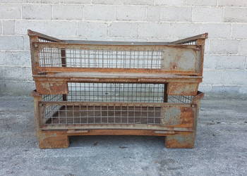 Giterbox 1/2 - pojemnik metalowy, siatkowy