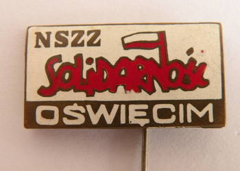 NSZZ Solidarność OŚWIĘCIM  -  Przypinka , odznaka NSZZ Solidarność OŚWIĘCIM  -  Przypinka , odznaka