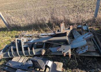 Adaptacja ładowacza Quicke Trima / Faucheux Mailleux + ramka ładowarki