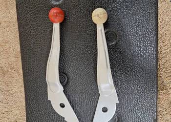 VW Garbus dźwignie do regulacji ogrzewania, mocowane na tunelu strona L i P