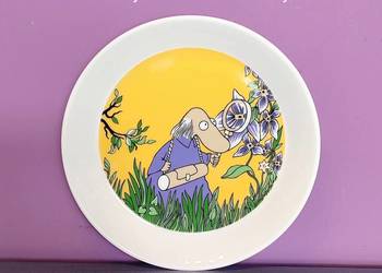 Muminki TALERZYK Moomin Arabia Finland - PASZCZAK żółty