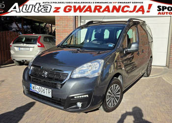 Peugeot Partner 2018.07- rej -1.6 HDI 100 KM, SALON PL,I WŁ,Tempomat F.vat…