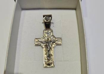 Złoty Krzyżyk Męski waga 10.50 gr Pełny Piękny Nowy Okazja