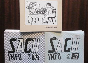Czasopismo szachowe "Sach Info", 49 egz. z lat 1992-1995