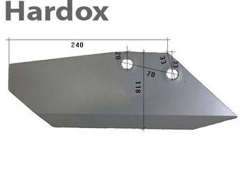 Lemiesz HARDOX 96650031 części do grubera agregatu POTTINGER