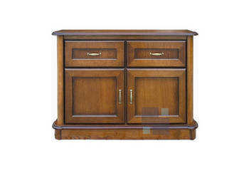 KOMODA BAWARIA B03 Styl Klasyczny brązowy fornir dębowy Art-Futuro