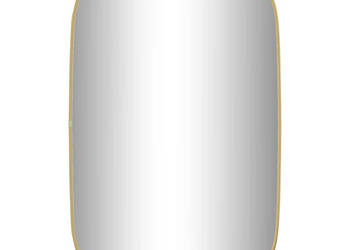 Lustro ścienne złote 80x50 cm WM-348220