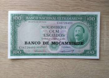 Banknot 100 escudos Mozambik