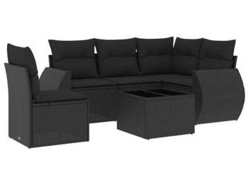 vidaXL 6-cz. zestaw mebli ogrodowych z poduszkami(SKU:3253712)