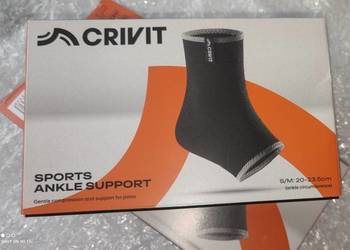 Opaska  "CRIVIT" SPORTOWA na  STAW SKOKOWY  rozmiar "S". 2 szt.
