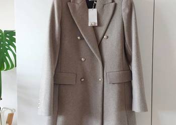 Płaszcz zimowy Mango 38 M brązowy