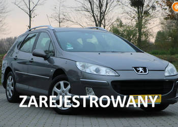 Peugeot 407 KLIMA,6-bieg,zarejestrowany