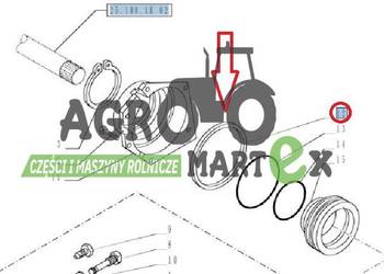 5144630 PIERŚCIEŃ CNH