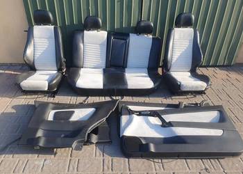 Fotele alcantara wnętrze opel astra g 3d hatchback