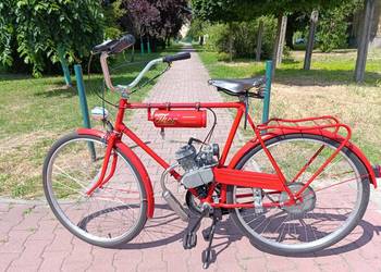 Rower z silnikiem spalinowym zabytkowy Romet Mars Ukraina 80ccm