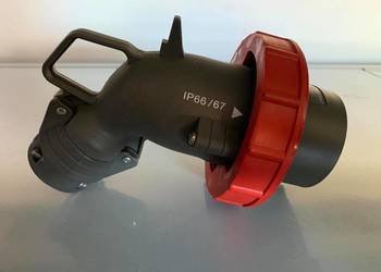 Angled plug Hypra - IP66/67-55 - 32 A - 380/415 V~ - 3P+E - plastic