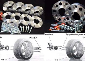 DYSTANSE ADAPTERY Audi A3 A4 A6 A8 VW Golf Passat Touareg