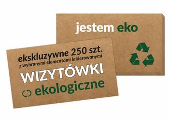 WIZYTÓWKI EKO profesjonalny projekt / druk / wysyłka