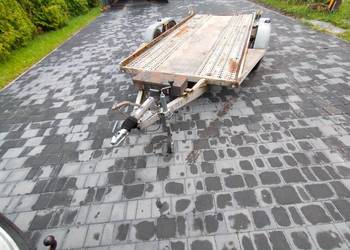 Przyczepa pod minikoparkę