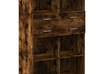 Wysoka szafka przydymiony dąb 80x425x124 cm WM-3281389