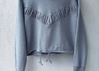 Bluza szara z kapturem r.38 lub M