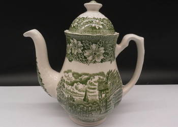 Zabytkowy Dzbanek do Kawy/Herbaty Royal Tudor Ware „Coaching Taverns 1828”