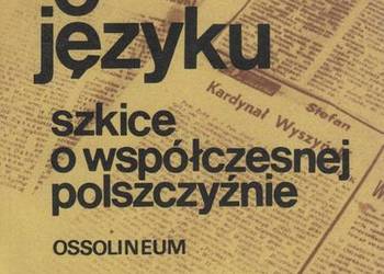 RZECZ O JĘZYKU. SZKICE O WSPÓŁCZESNEJ POLSZCZYŹNIE - MIODEK