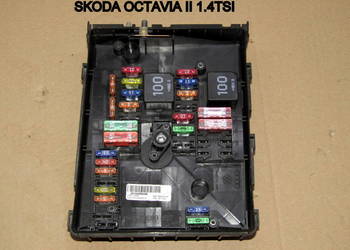 SKRZYNKA BEZPIECZNIKÓW BSI SKODA OCTAVIA II LIFT 1.4TSI 1K0937125C