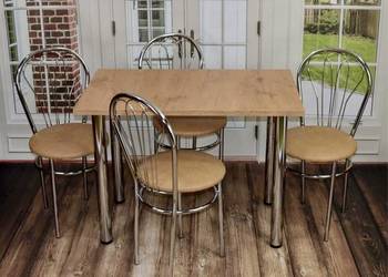 Zestaw Stół kuchenny 100 x 60 + 4 krzesła WYSYŁKA GRATIS