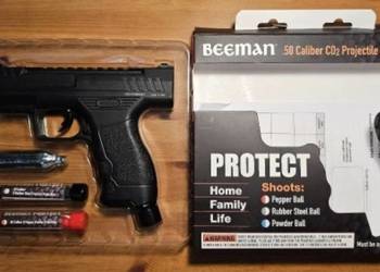 Pistolet na kule gumowe Beeman. Cal50.