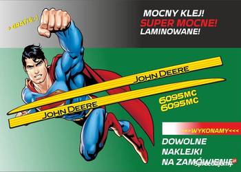 naklejki john deere 6095mc
