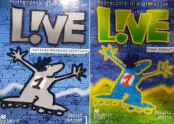 Angielski, live 1, podręcznik, zeszyt ćwiczeń, Otwinowska