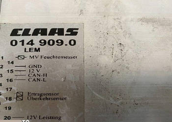 CLAAS LEM 014 909.0 do kombajnu CLAAS Lexion