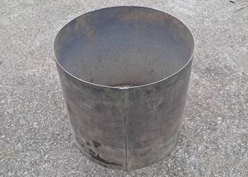 Rura stalowa 435 x 2 mm - walec przepust zbiornik grill kominek koza
