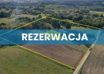 Działka siedliskowa z naturalnym stawem