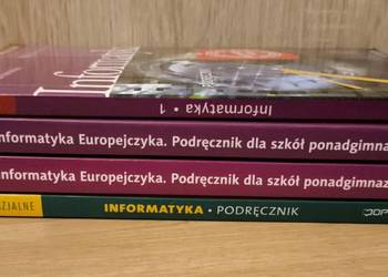 Zestaw podręczników do informatyki liceum, technikum + CD | tanio